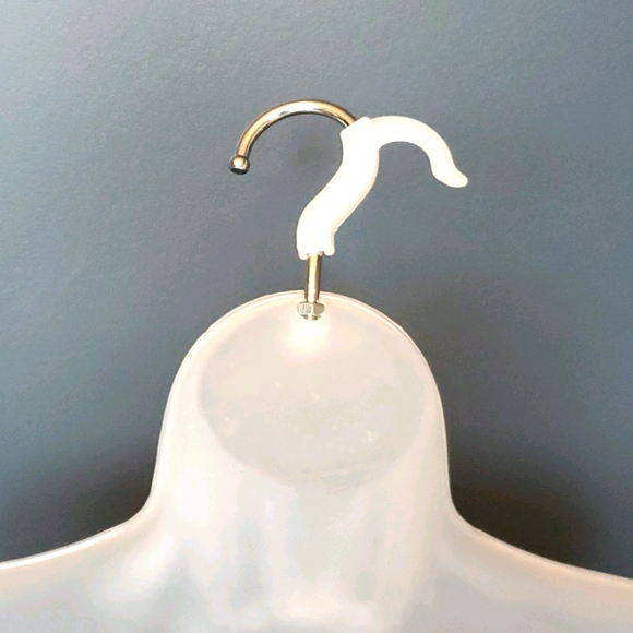 Plastic Hollow Bust Form Display White or Black - Picture 4 of 8